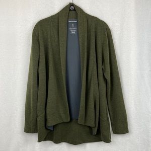 Elevate Sportswear Women’s Olive Open Waterfall Cardigan sz Medium